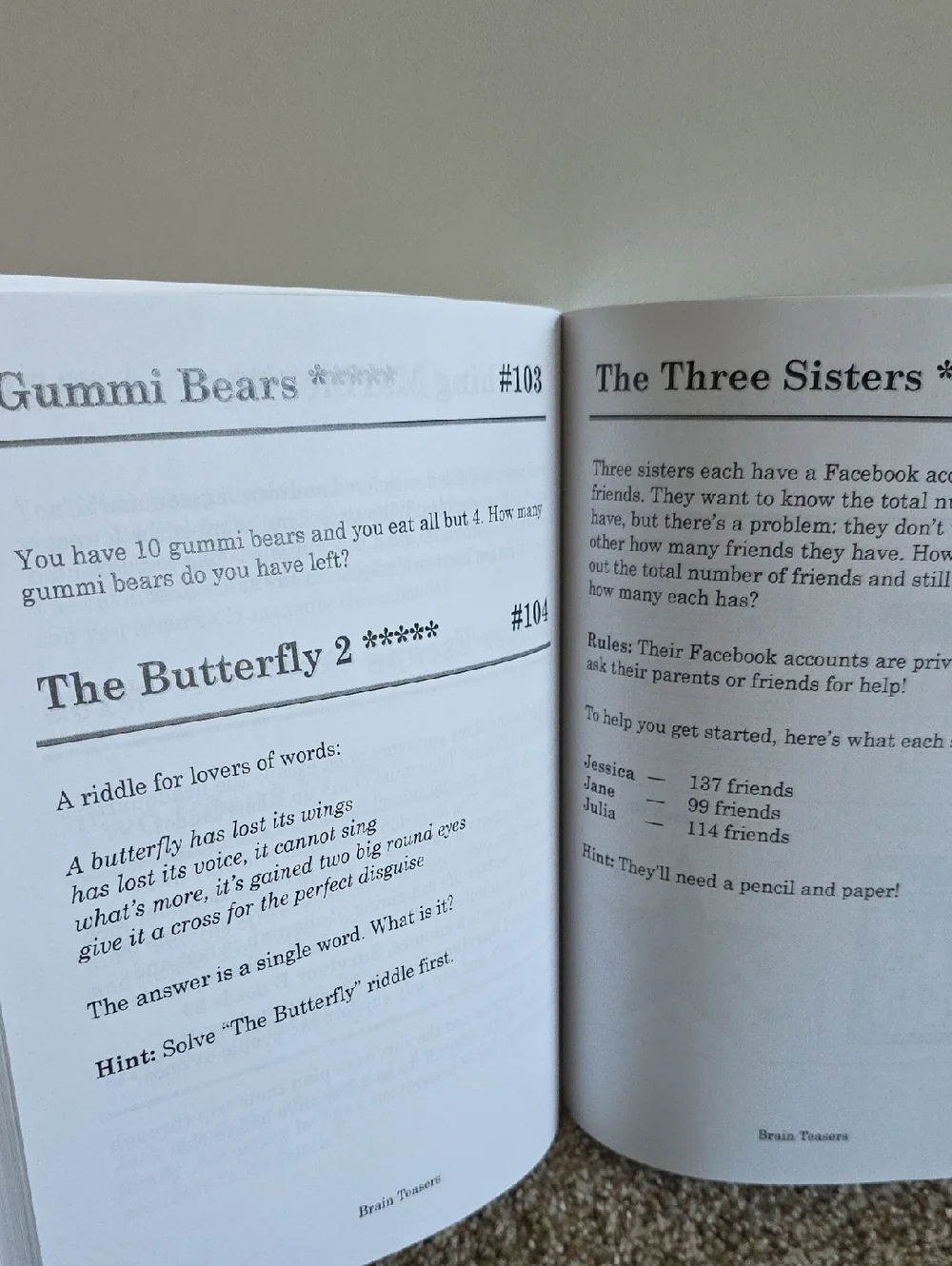 Mid Libs Books, The Ultimate Puzzle Book, Difficult Riddles For Smart Kids